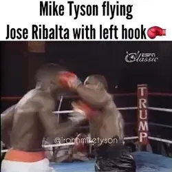 Tyson's trademark - left hook