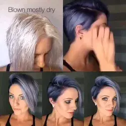 Pixie hair style Tutorial by Emily Anderson Styling. 