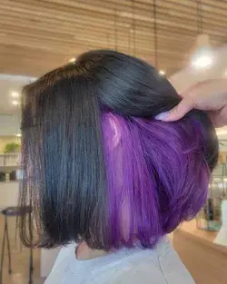 30+ Popular and Eye-Catching Purple and Blue Combination Hairstyles