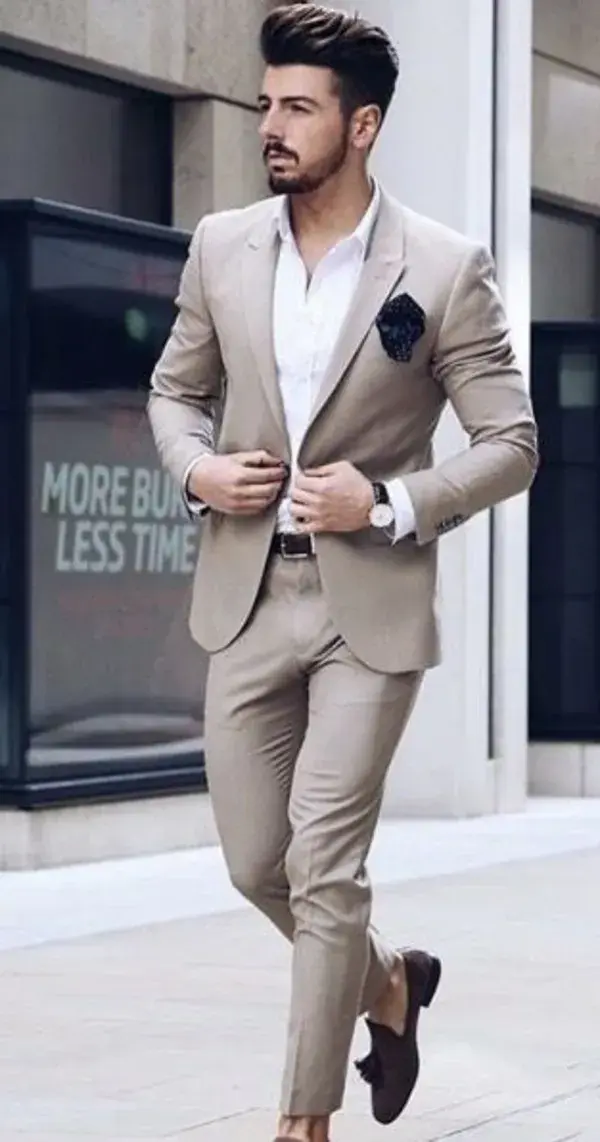 Fashion men with dress suit