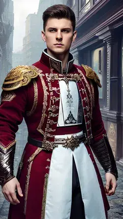 ROYAL SQUIRE - Fantasy Male Character Illustration