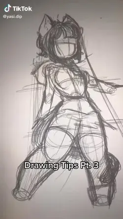 drawing tip pt.3: line of action vc: yasi.dip