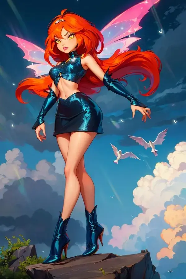 Winx Club Dark form of Bloom