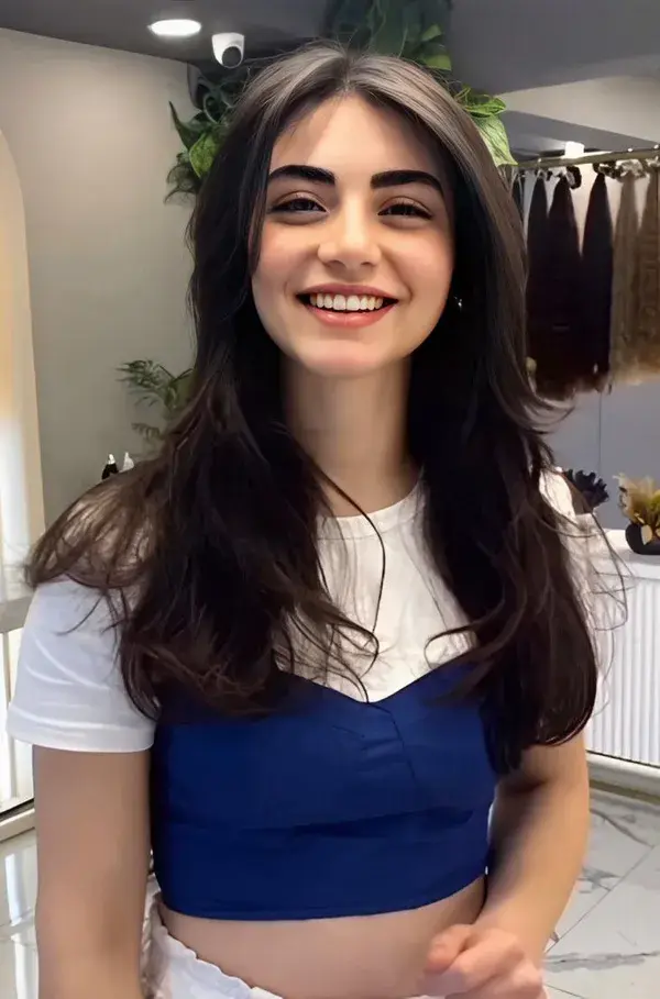 Ozge Torer allahuma barik so pretty cutee and her smile so precious 🤍