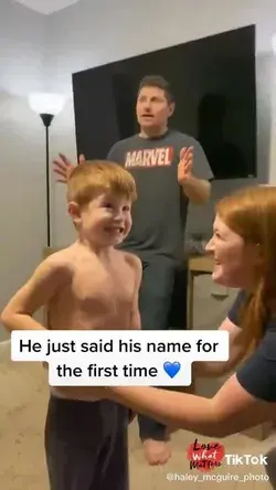 Boy With Autism Says His Name For The First Time