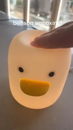 Benson the Duck Night Light - A perfect duck-shaped companion for bedtime