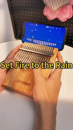 Set Fire to the Rain #kalimba #thumbpiano #Jooleer #Jooleermusic #kalimbacover