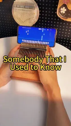 Somebody That I Used to Know #kalimba #thumbpiano #Jooleer #Jooleermusic #kalimbacover