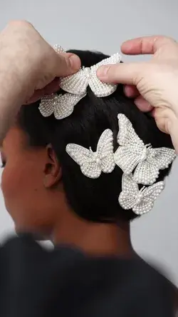 Bridal Hairstyle: Butterfly Updo | Jennifer Behr