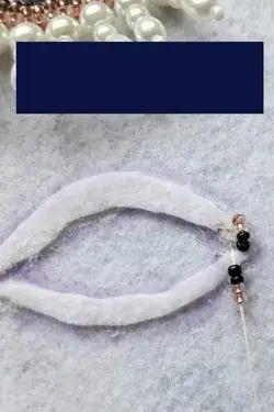 How to make evil eye beaded earrings with tassels Tutorial