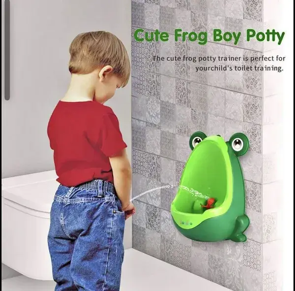 cute 🥰 frog 🐸 boy 👦 potty 🚽