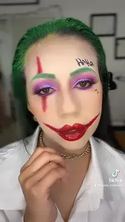 The joker makeup