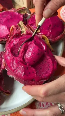 Pink Dragon Fruit Sorbet Recipe