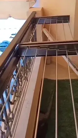 Checkout this cloth hanger fitting for balconies.