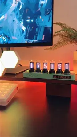 Green Elekstube Nixie Clock Cool Gadget