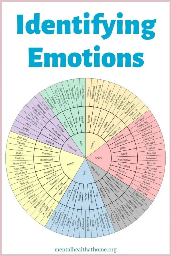 Emotion wheel