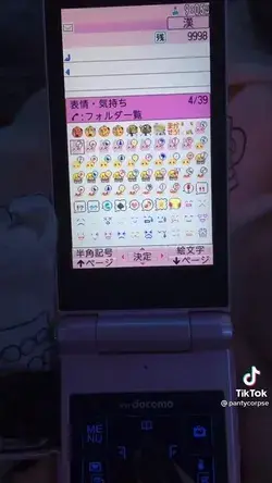 japanese flip phone!