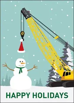 Construction Christmas Cards - 465+ Holiday Card Options