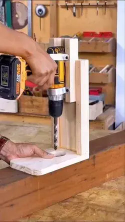 DIY vertical drilling positioning small device - cool woodworking projects diy tips and tricks how