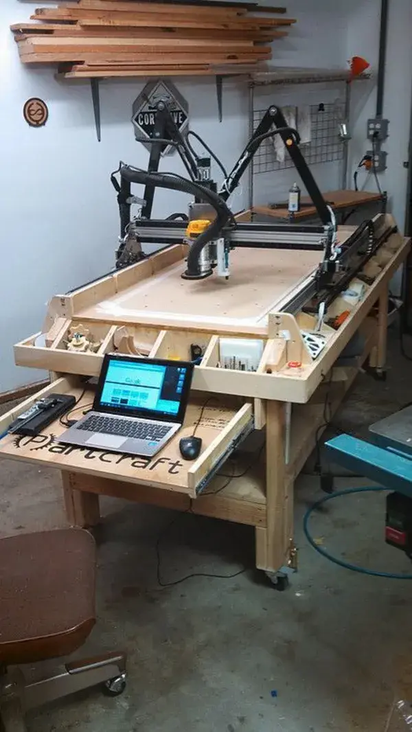 Partcraft home | Cnc woodworking, Cnc wood, Diy cnc router