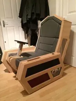 The C-Pod: A DIY Command seat (build log) | Furniture design, Game room design, Furniture