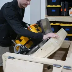 Making a Rotating and Flip Up Hidden Tool Storage Workbench