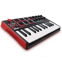 AKAI Professional MPK Mini MKII - 25 Key USB MIDI Keyboard Controller with 8 Drum Pads, 8 Assignable Q-Link Knobs and Pro Software Suite Included: Amazon.co.uk: Musical Instruments &amp; DJ