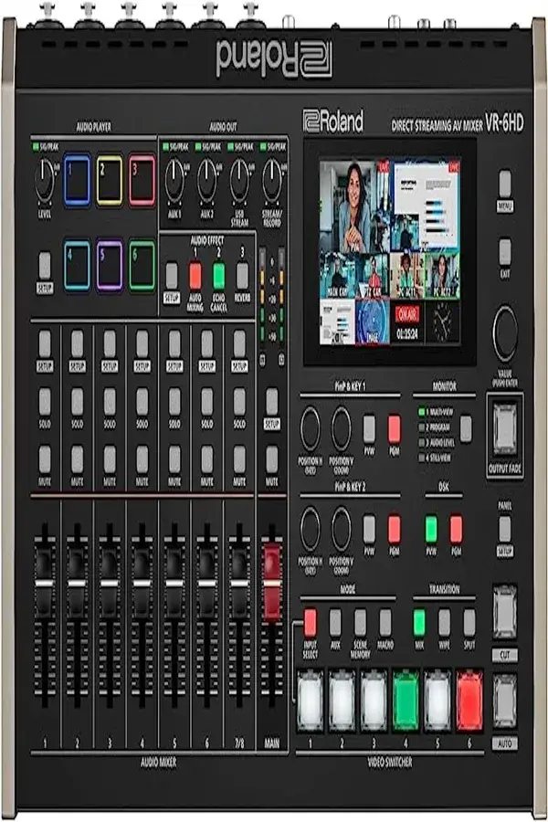 Roland VR-6HD Direct Streaming AV Mixer