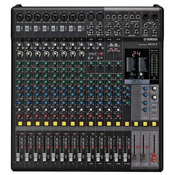 Yamaha MG16X-CV 16-Input Live Sound Mixer With SPX Effects