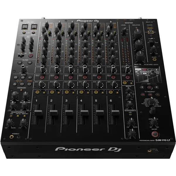 Pioneer DJ DJM-V10-LF 6-Channel Professional DJ Mixer (Black)