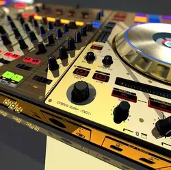 Realistic Pro DJ Controller Pioneer DDJ SZ, in 3 different skins by HumanGraphics