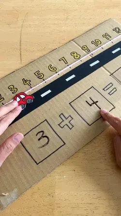 Number Line Car to learn addition