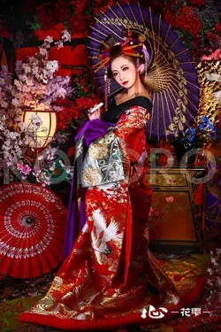 「心-花雫-」京都花魁体験 創作和装変身写真スタジオ