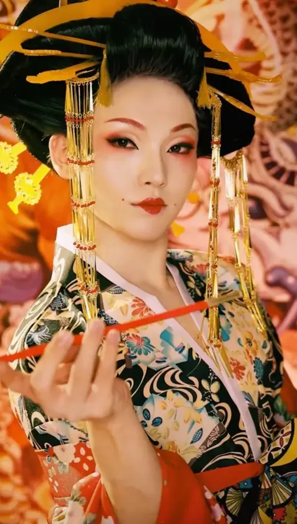 💖The Oiran(おいらん) Imitation Makeup💅