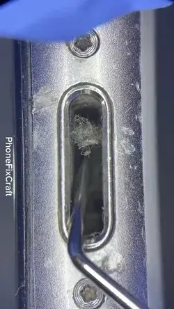 iPhone charging port Cleaning