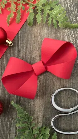 Easy Paper Bow