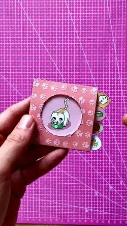 Paper Virtual Pet, Fun Cat Craft for Kids, Cute Kitten, Kitty Craft, Easy Paper Toys!