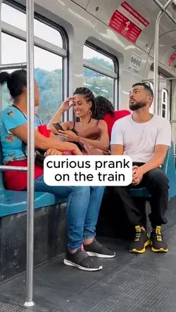 Curious Prank On The Train