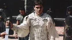 Emperor Commodus in White Armour 