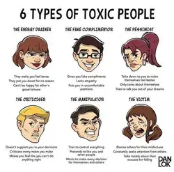 6 types of toxic people