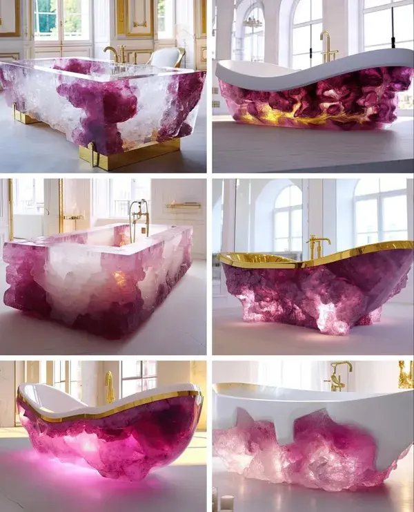 Magenta Bath Haven By Suzan Valois