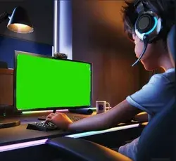 green screen wall pepar