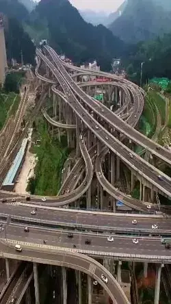 One of China's most complex interchanges..