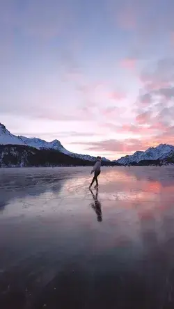 Black ice is back in Engadin