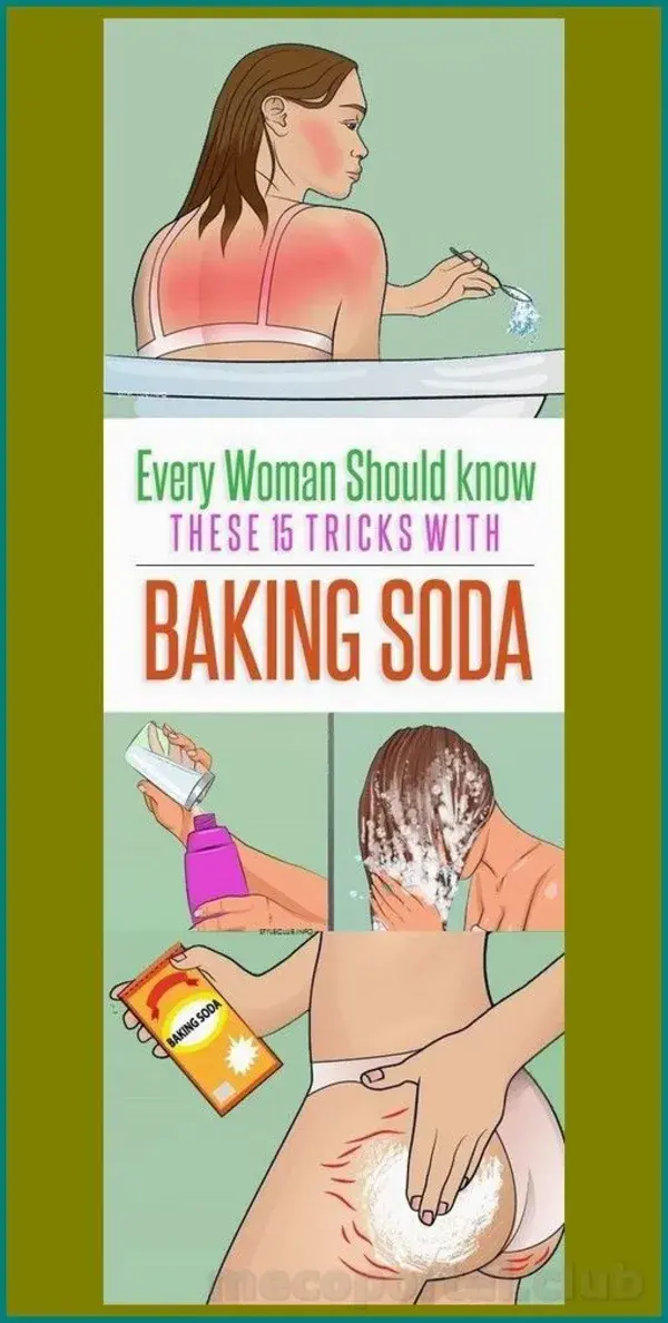 EVERY WOMAN SHOULD KNOW THESE 15 TRICKS WITH BAKING SODA