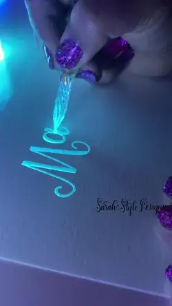 Glowing Glass Dip Pen