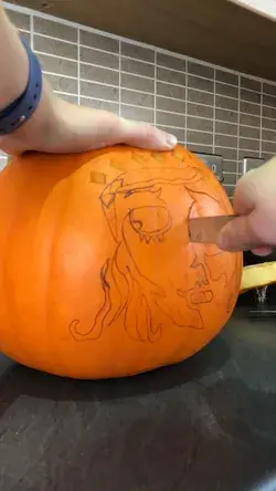 Halloween Pumpkin Carving | Corpse Bride