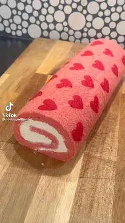 How to Make Valentines Swiss Roll