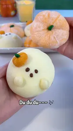 Cutest Pumpkin & Ghost Mochi