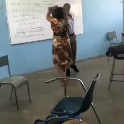 Female Jamaican teacher has to defend herself